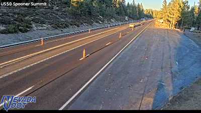 Spooner Summit, US-50 at 18:00 on 2026-10-13