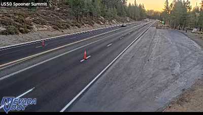 Spooner Summit, US-50 at 07:00 on 2026-10-14