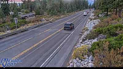 Sand Harbor, SR-28 at 07:00 on 2026-10-07