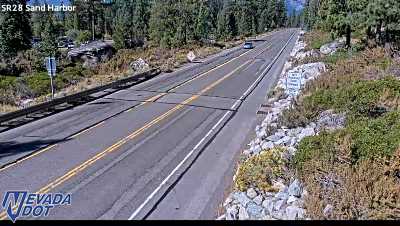 Sand Harbor, SR-28 at 14:00 on 2026-10-07