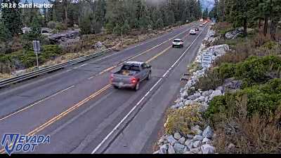 Sand Harbor, SR-28 at 07:00 on 2026-10-16