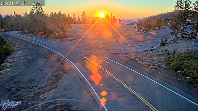 Mt Rose Ski Area, SR-431 at 07:00 on 2026-10-06