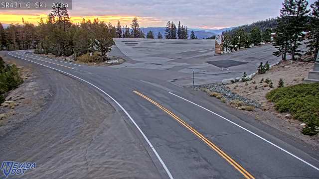 Mt Rose Ski Area, SR-431 at 07:00 on 2026-10-09