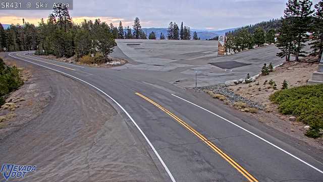 Mt Rose Ski Area, SR-431 at 08:00 on 2026-10-09