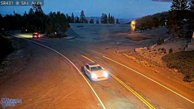 Mt Rose Ski Area, SR-431 at 19:00 on 2026-10-10