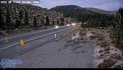 Truck Escape Ramp, US-50 at 19:00 on 2026-10-04