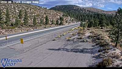 Truck Escape Ramp, US-50 at 10:00 on 2026-10-05