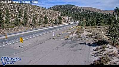 Truck Escape Ramp, US-50 at 12:00 on 2026-10-05