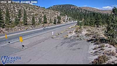 Truck Escape Ramp, US-50 at 13:00 on 2026-10-05