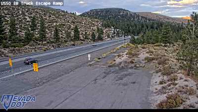 Truck Escape Ramp, US-50 at 18:00 on 2026-10-05