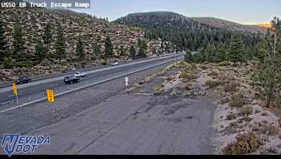 Truck Escape Ramp, US-50 at 18:00 on 2026-10-06