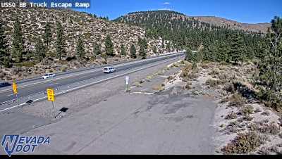 Truck Escape Ramp, US-50 at 14:00 on 2026-10-08