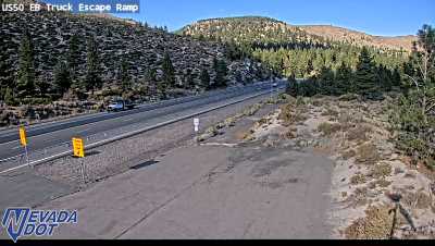 Truck Escape Ramp, US-50 at 16:00 on 2026-10-08