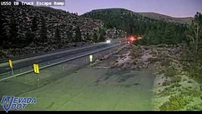 Truck Escape Ramp, US-50 at 19:00 on 2026-10-08