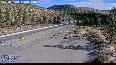 Truck Escape Ramp, US-50 at 10:00 on 2026-10-09