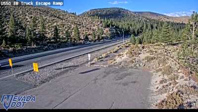 Truck Escape Ramp, US-50 at 17:00 on 2026-10-09