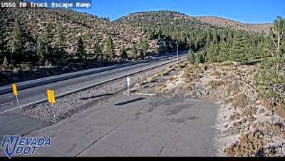 Truck Escape Ramp, US-50 at 17:00 on 2026-10-10