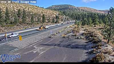 Truck Escape Ramp, US-50 at 10:00 on 2026-10-12