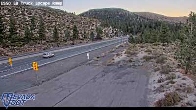 Truck Escape Ramp, US-50 at 18:00 on 2026-10-15