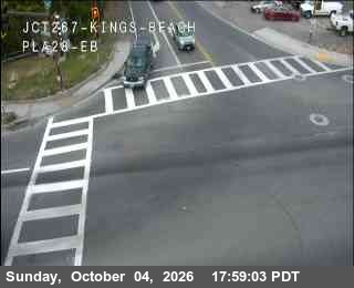 Hwy 28 at Hwy 267 Kings Beach, SR-28 at 18:00 on 2026-10-04