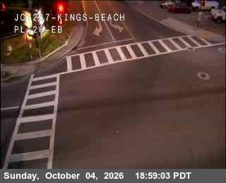 Hwy 28 at Hwy 267 Kings Beach, SR-28 at 19:00 on 2026-10-04
