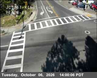 Hwy 28 at Hwy 267 Kings Beach, SR-28 at 14:00 on 2026-10-06