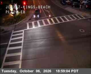 Hwy 28 at Hwy 267 Kings Beach, SR-28 at 19:00 on 2026-10-06