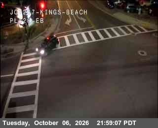 Hwy 28 at Hwy 267 Kings Beach, SR-28 at 22:00 on 2026-10-06