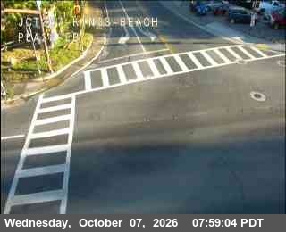 Hwy 28 at Hwy 267 Kings Beach, SR-28 at 08:00 on 2026-10-07