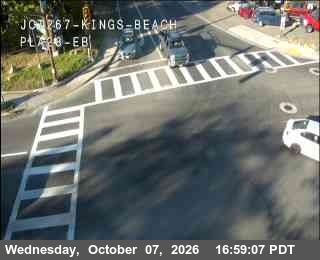 Hwy 28 at Hwy 267 Kings Beach, SR-28 at 17:00 on 2026-10-07