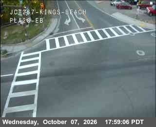 Hwy 28 at Hwy 267 Kings Beach, SR-28 at 18:00 on 2026-10-07