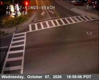 Hwy 28 at Hwy 267 Kings Beach, SR-28 at 19:00 on 2026-10-07