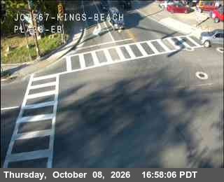 Hwy 28 at Hwy 267 Kings Beach, SR-28 at 17:00 on 2026-10-08