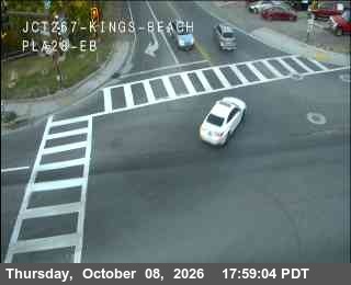 Hwy 28 at Hwy 267 Kings Beach, SR-28 at 18:00 on 2026-10-08