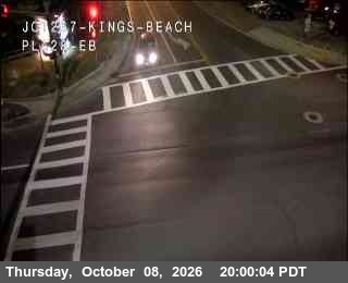 Hwy 28 at Hwy 267 Kings Beach, SR-28 at 20:00 on 2026-10-08