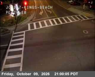 Hwy 28 at Hwy 267 Kings Beach, SR-28 at 21:00 on 2026-10-09