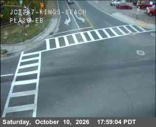 Hwy 28 at Hwy 267 Kings Beach, SR-28 at 18:00 on 2026-10-10