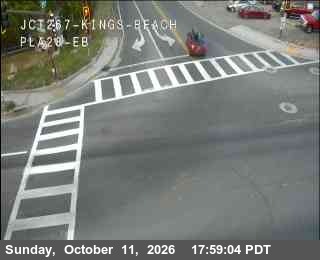Hwy 28 at Hwy 267 Kings Beach, SR-28 at 18:00 on 2026-10-11