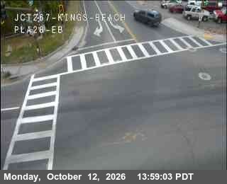 Hwy 28 at Hwy 267 Kings Beach, SR-28 at 14:00 on 2026-10-12