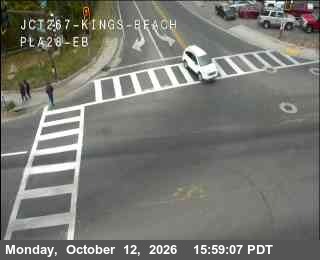 Hwy 28 at Hwy 267 Kings Beach, SR-28 at 16:00 on 2026-10-12