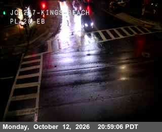 Hwy 28 at Hwy 267 Kings Beach, SR-28 at 21:00 on 2026-10-12