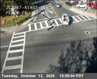 Hwy 28 at Hwy 267 Kings Beach, SR-28 at 16:00 on 2026-10-13