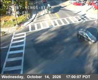 Hwy 28 at Hwy 267 Kings Beach, SR-28 at 17:00 on 2026-10-14