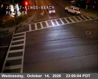 Hwy 28 at Hwy 267 Kings Beach, SR-28 at 23:00 on 2026-10-14