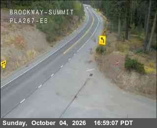 Hwy 267 at Brockway Summit, SR-267 at 17:00 on 2026-10-04