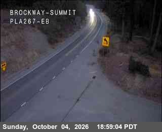 Hwy 267 at Brockway Summit, SR-267 at 19:00 on 2026-10-04