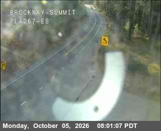 Hwy 267 at Brockway Summit, SR-267 at 08:00 on 2026-10-05