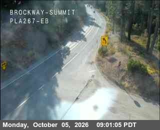 Hwy 267 at Brockway Summit, SR-267 at 09:00 on 2026-10-05