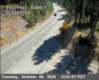 Hwy 267 at Brockway Summit, SR-267 at 12:00 on 2026-10-06