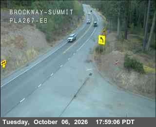 Hwy 267 at Brockway Summit, SR-267 at 18:00 on 2026-10-06